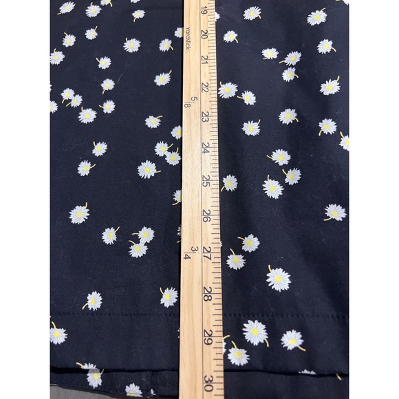 Joules Right As Rain Black Daisy Floral  Raincoat Waterproof Hooded Jacket US 6 - Picture 13 of 13